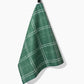 Geometry Pine Forest Plaid Tea Towel