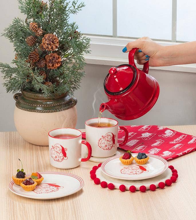 Vintage Santa Plate