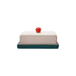 Hand Painted Darling Stoneware Butter Dish