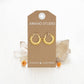 Sunburst Hoop Earrings
