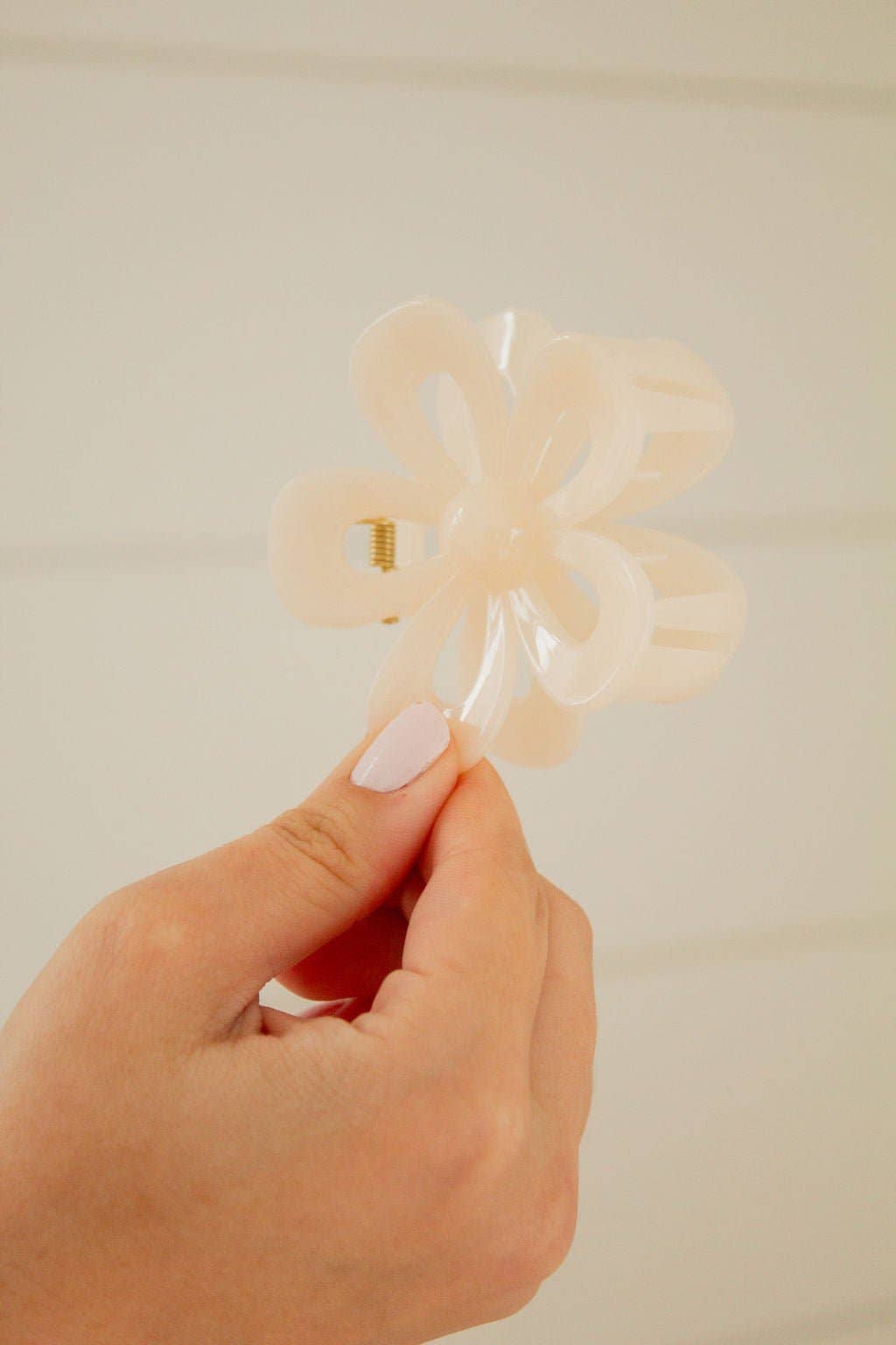 Cutout Flower Claw Clip