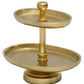 Gold 2-Tier Jewelry Stand