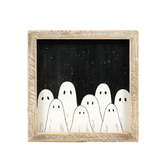 Reversible Ghost/Mushroom Wood Frame