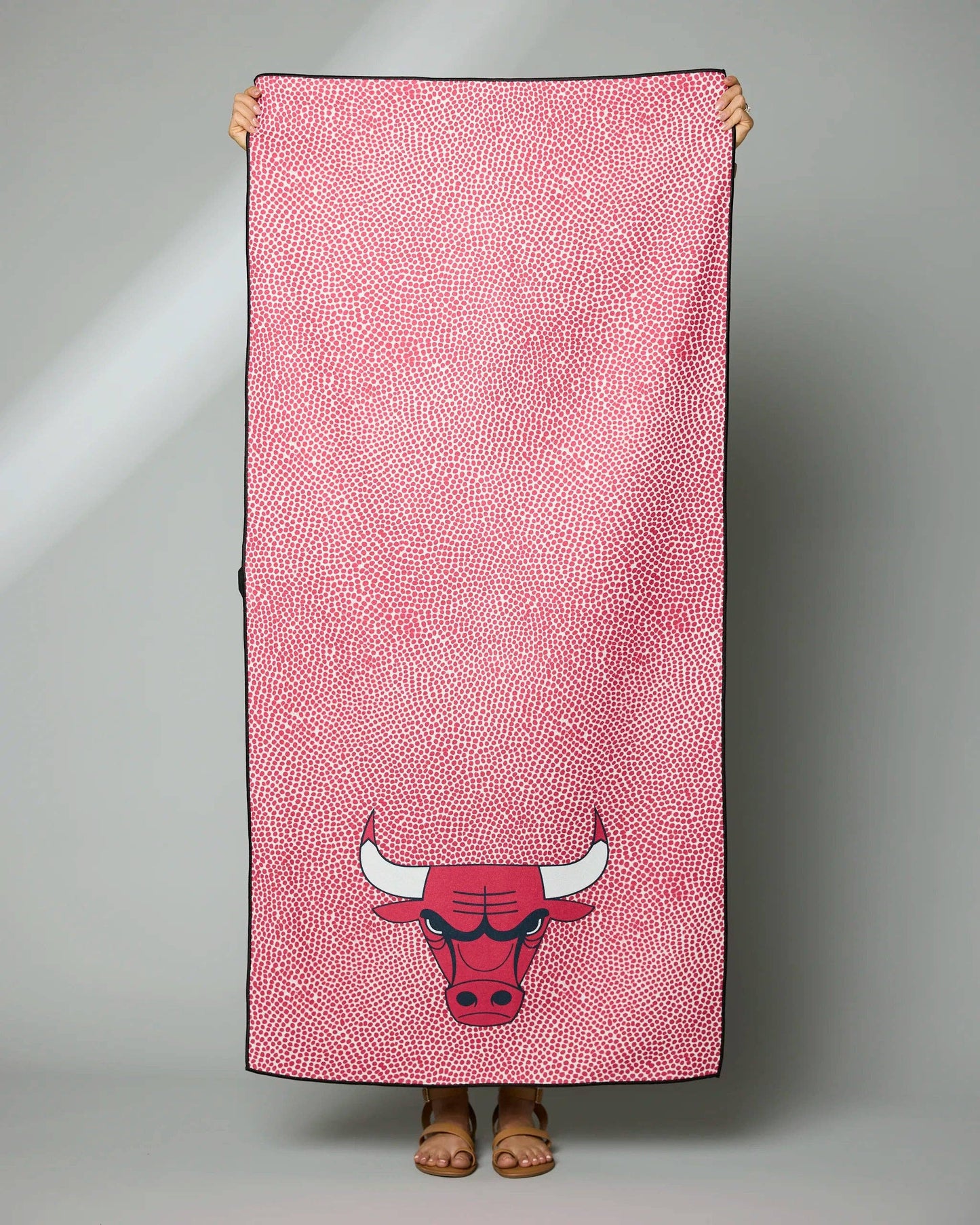 Geometry Bulls Grip Beach Towel
