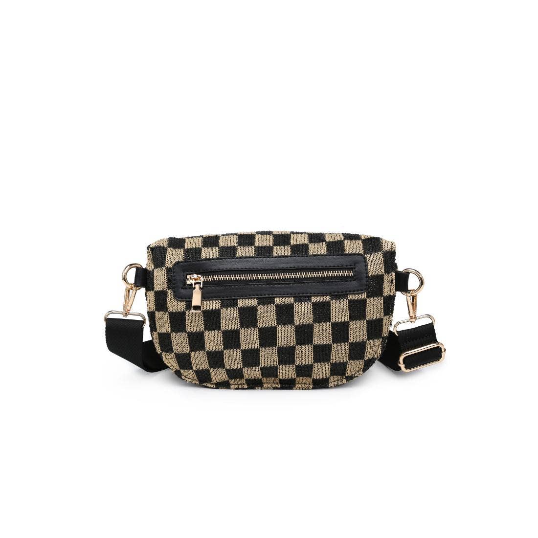 Large Checker Belt Bag