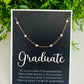 Graduate Pearl Necklace & Inspiring Card