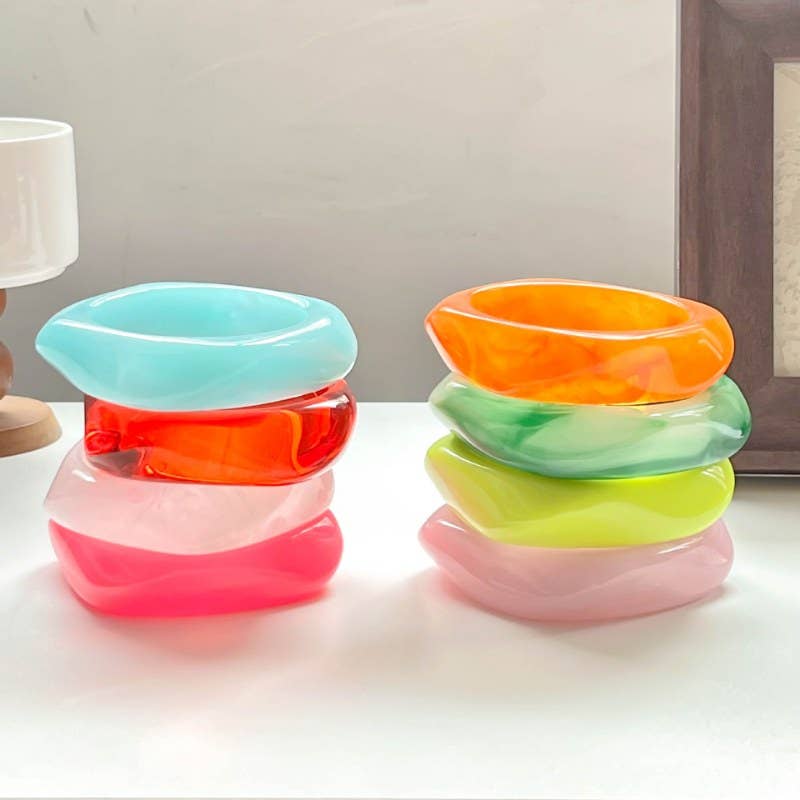 Chunky Acrylic Bracelets