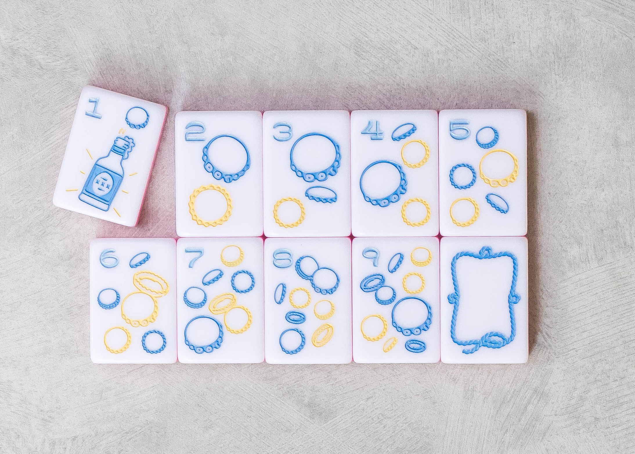 Miss Cowgirl Mahjong Set