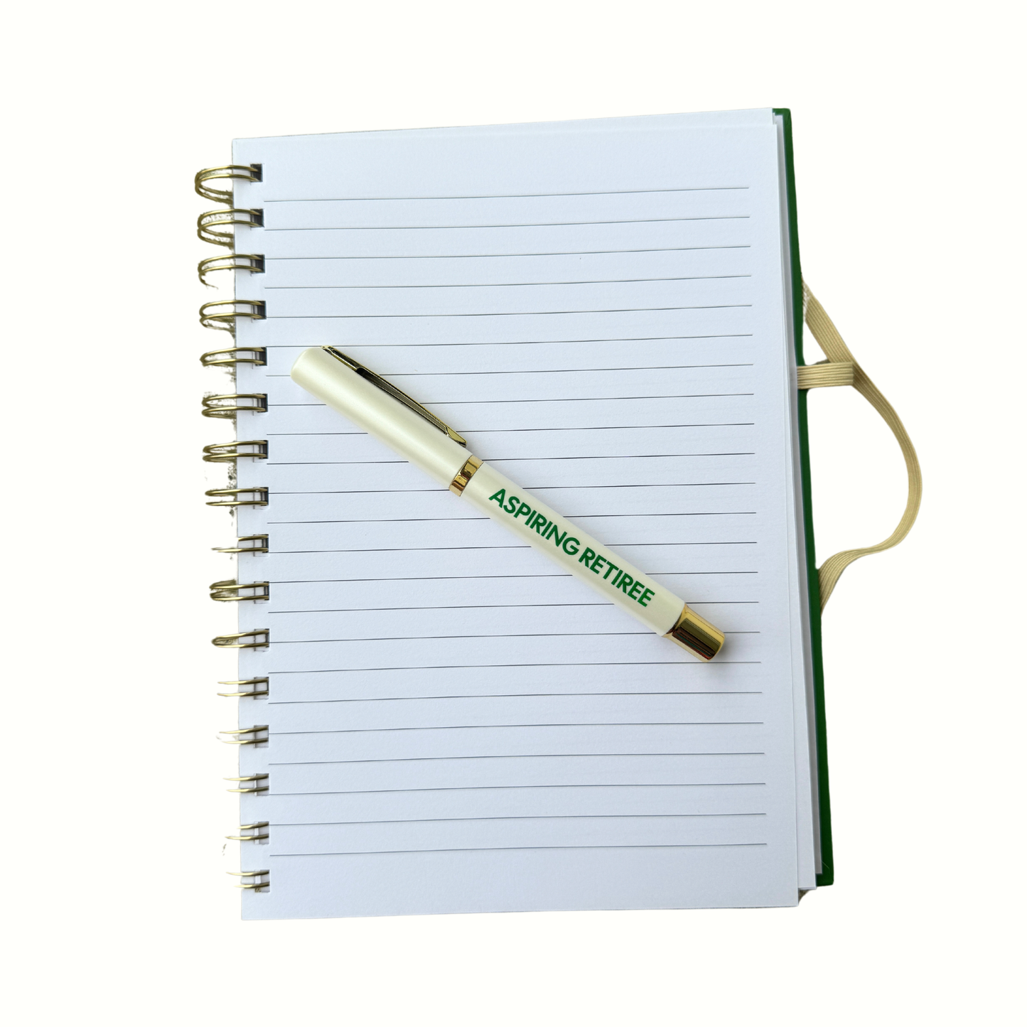 Aspiring Retiree Journal + Pen