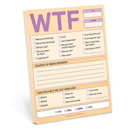 WTF Nifty Note Pad