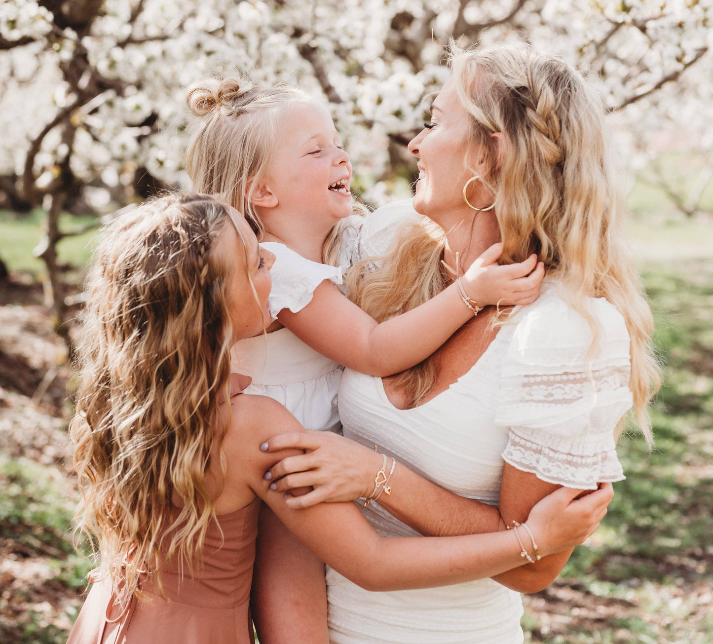 "Mother / Daughter" Hair Tie Bracelets