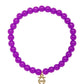 Small Glass Bead Stretch Bracelet