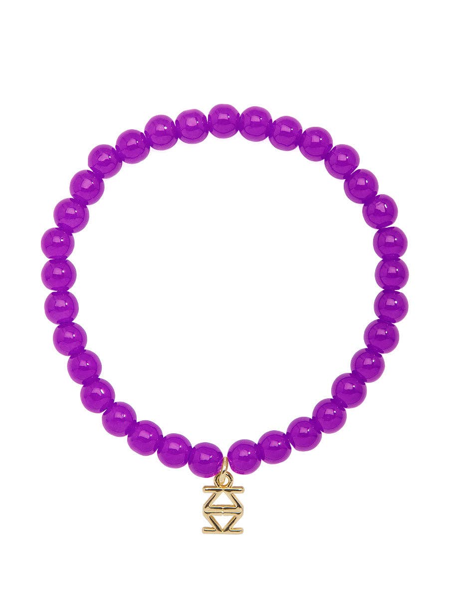 Small Glass Bead Stretch Bracelet