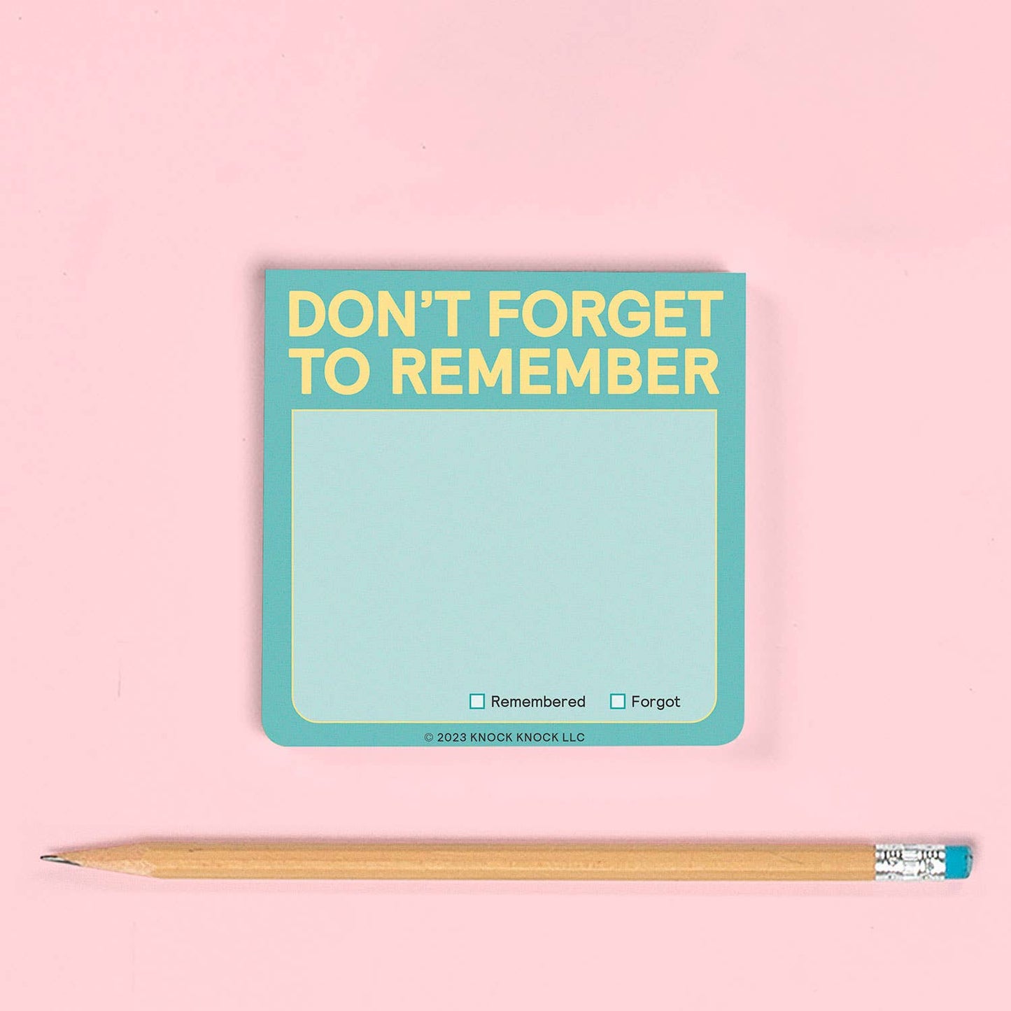 Don’t Forget to Remember Sticky Note (Pastel Version)