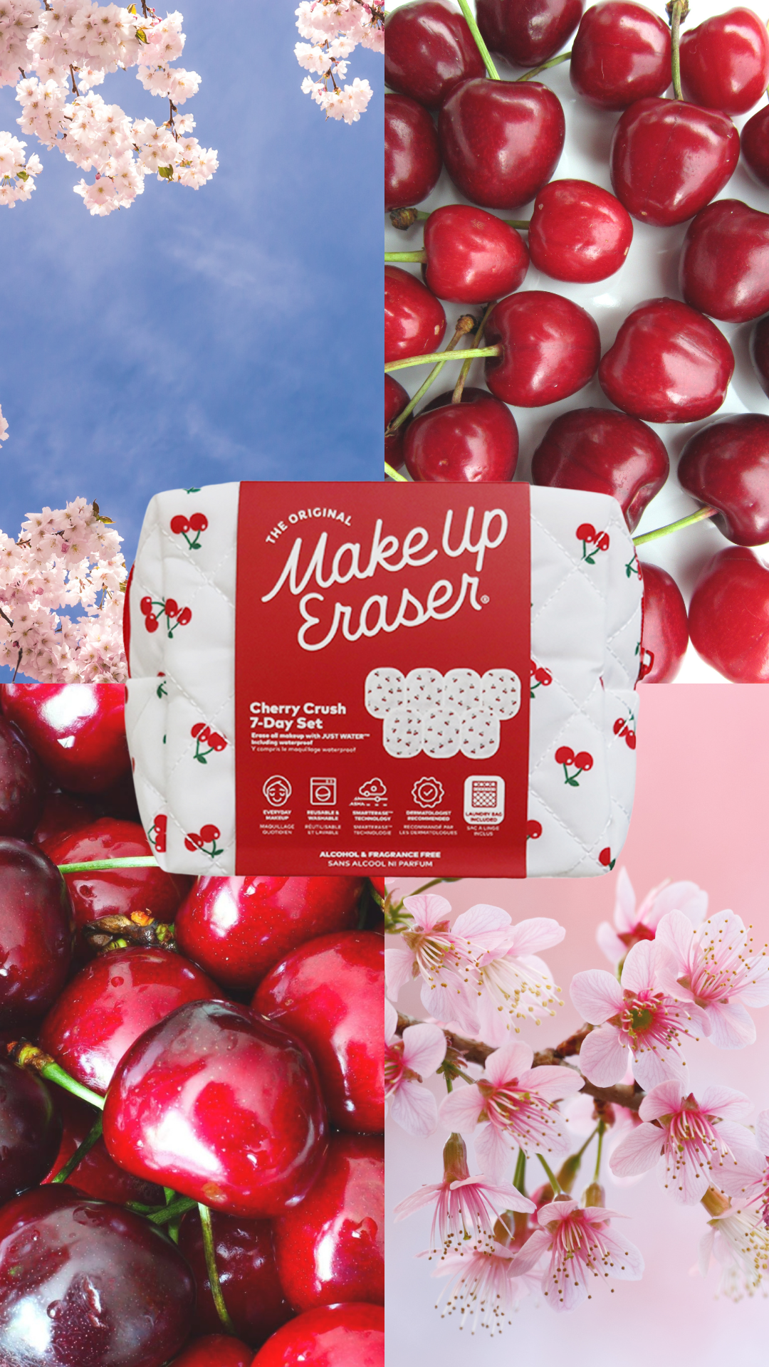Cherry Crush Makeup Bag Gift Set