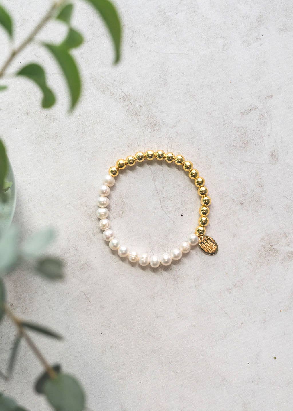 Half Pearl Bracelet - Water Resistant