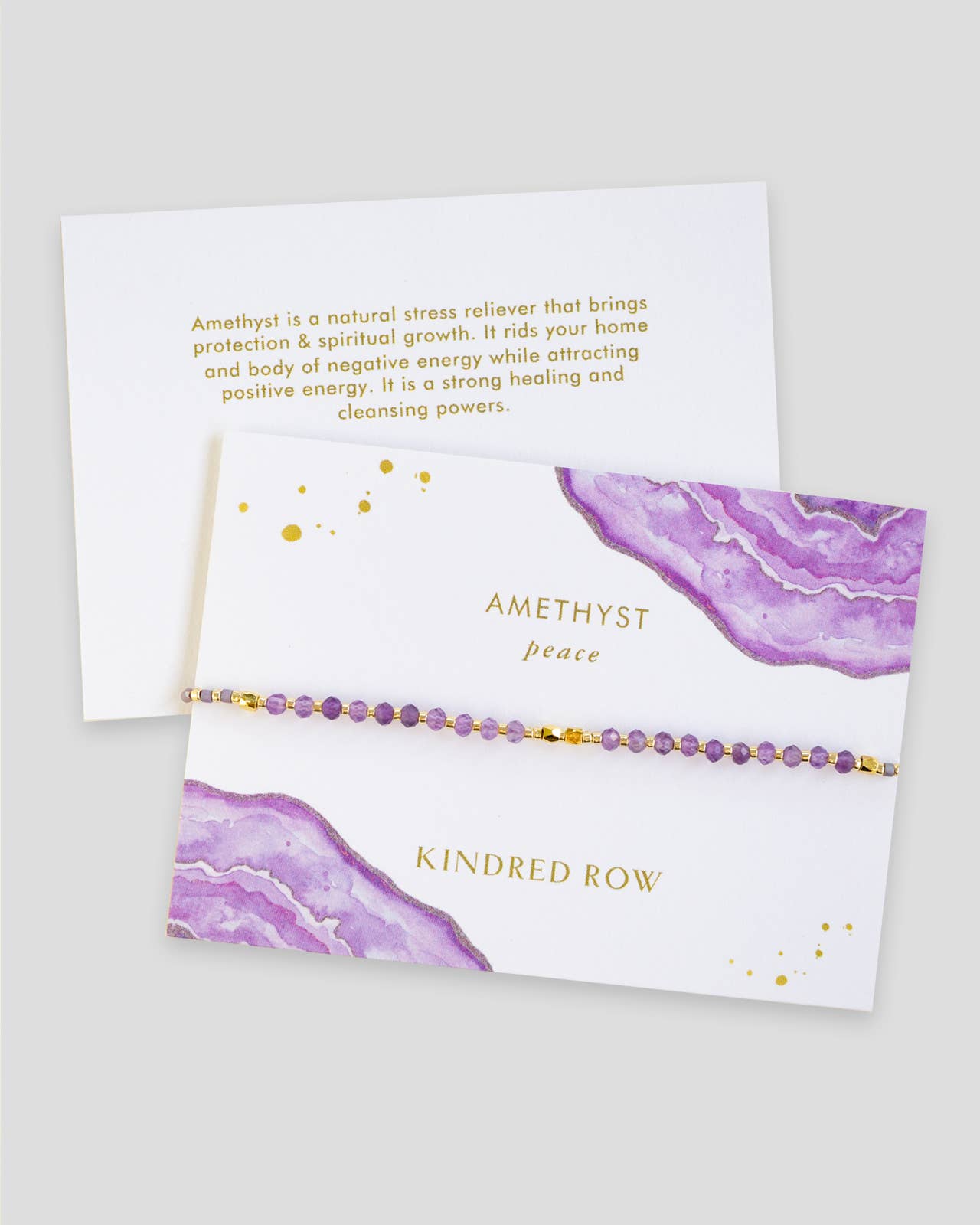 Amethyst Gemstone Bracelet