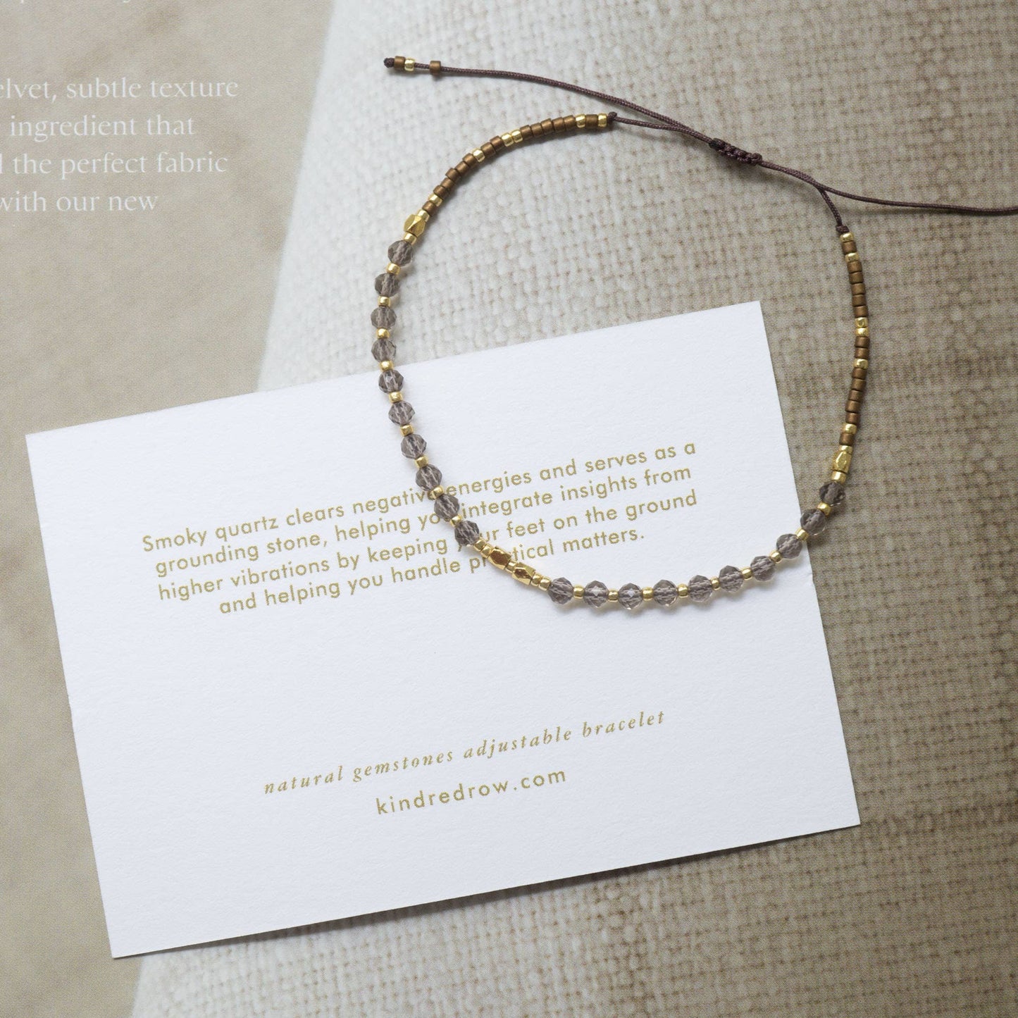Smoky Quartz Gemstone Bracelet