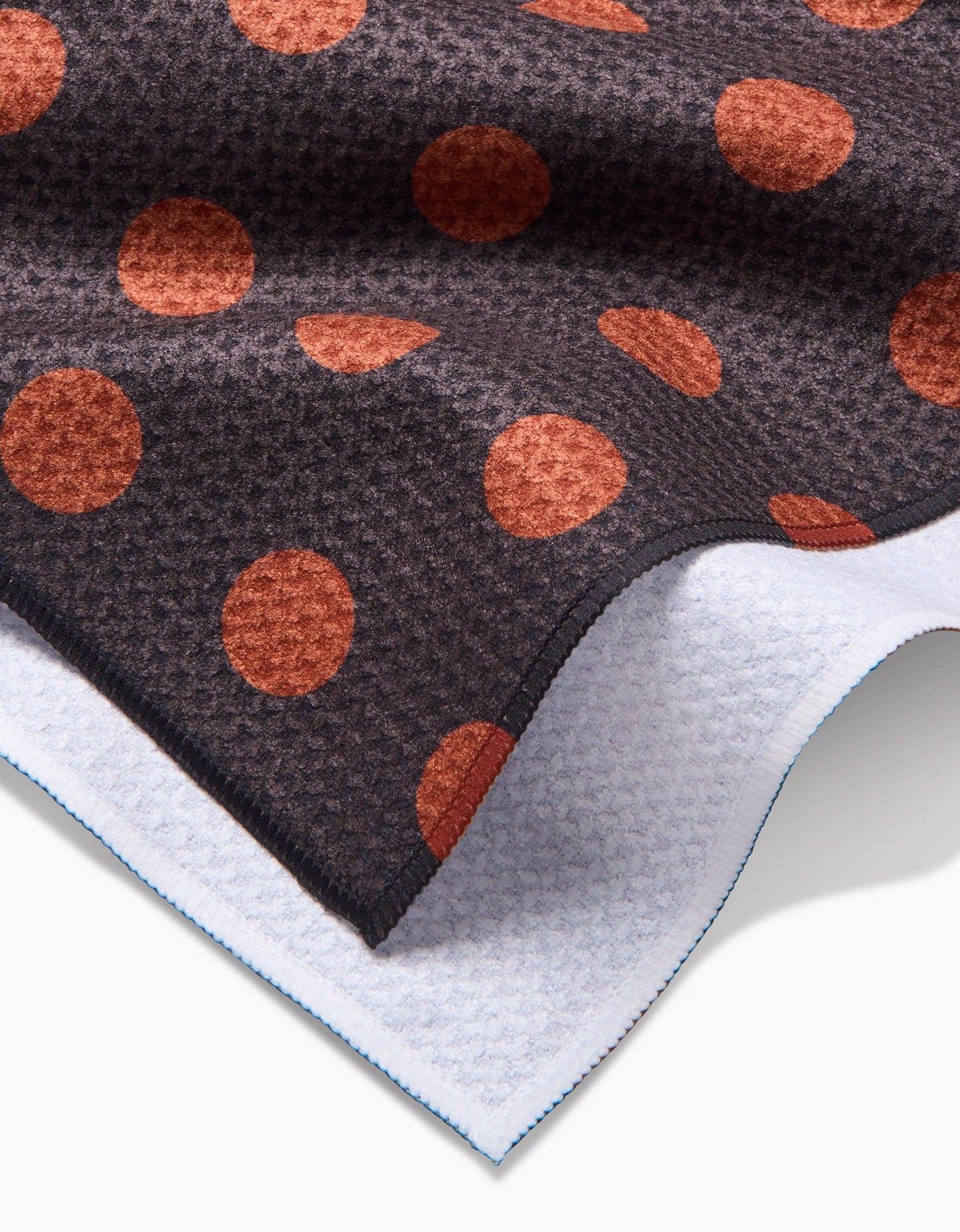Geometry Cocoa Dots Tea Towel