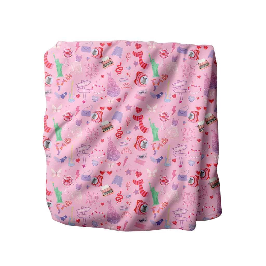 Swiftie Fuzzy Blanket