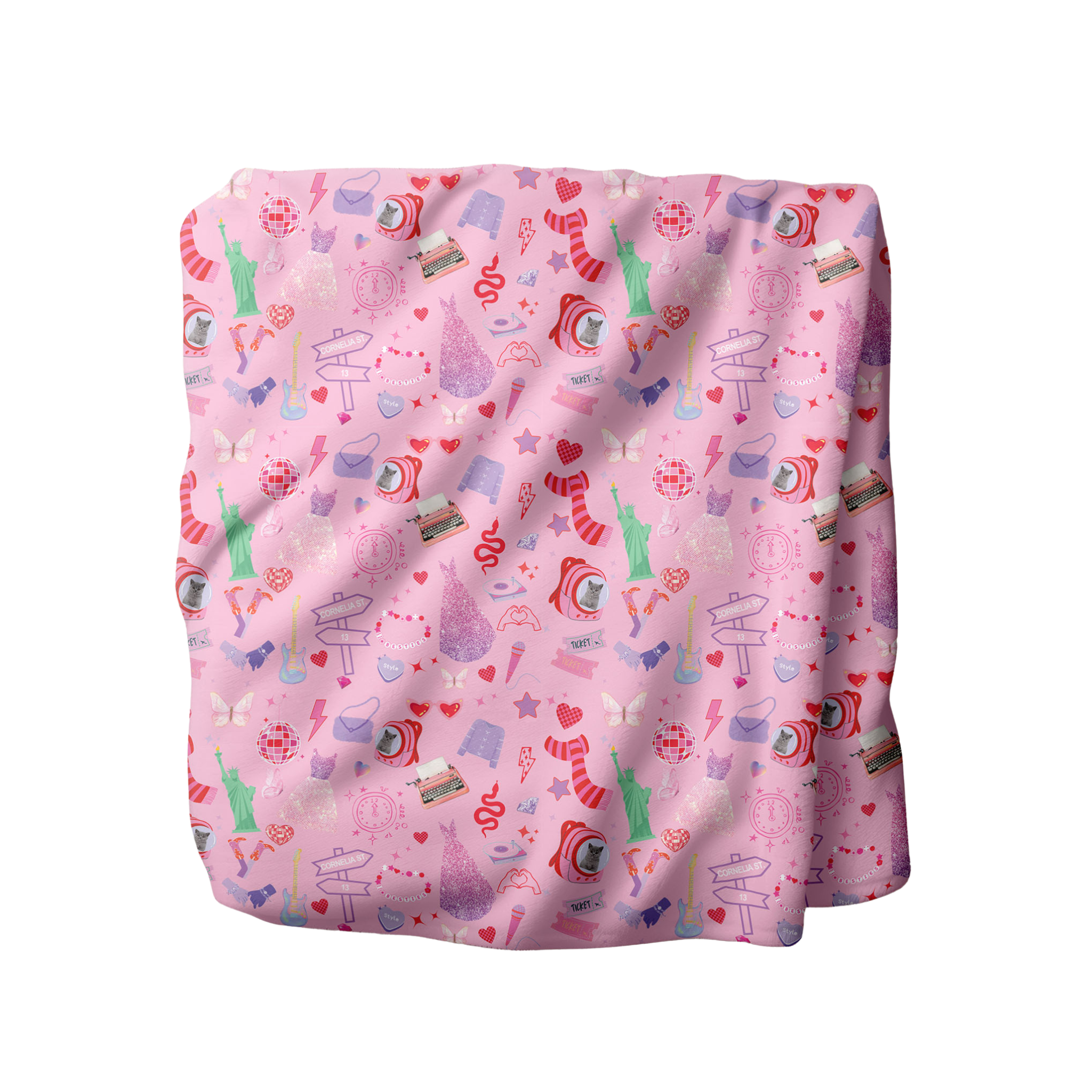 Swiftie Fuzzy Blanket