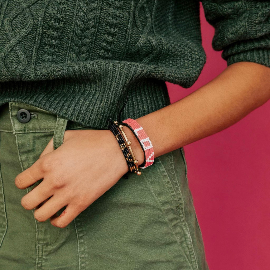 Ubuntu Life Pink Love Bracelet