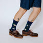 Holly Leaves Socks
