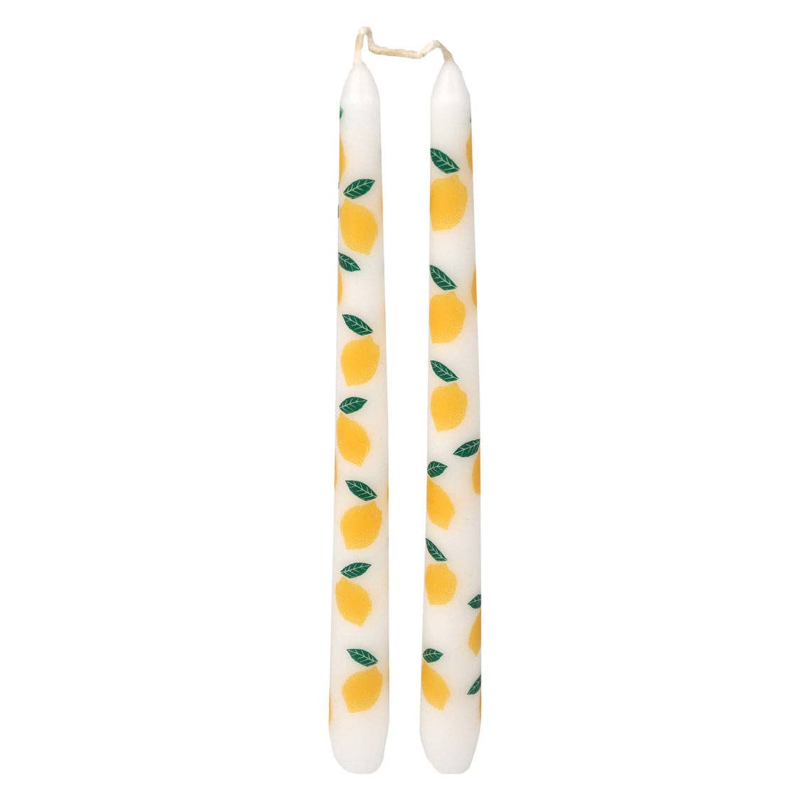 Lemon Taper Dinner Candles - 2 Pack