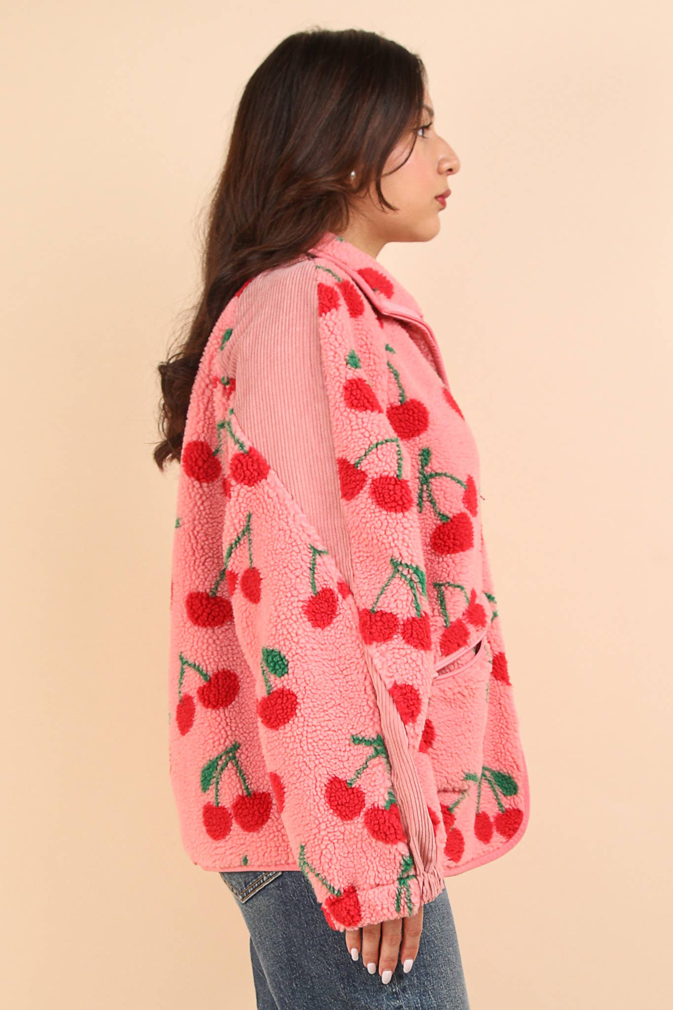 Cherry Fleece Jacket