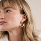 Gold Double Hoop Earrings