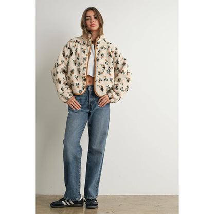 Floral Fleece Jacket
