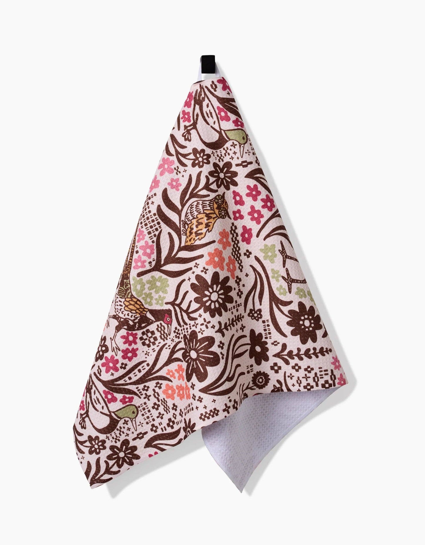 Geometry Fall Fowl Tea Towel