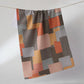 Geometry Patch and Pumpkin Tea Towel