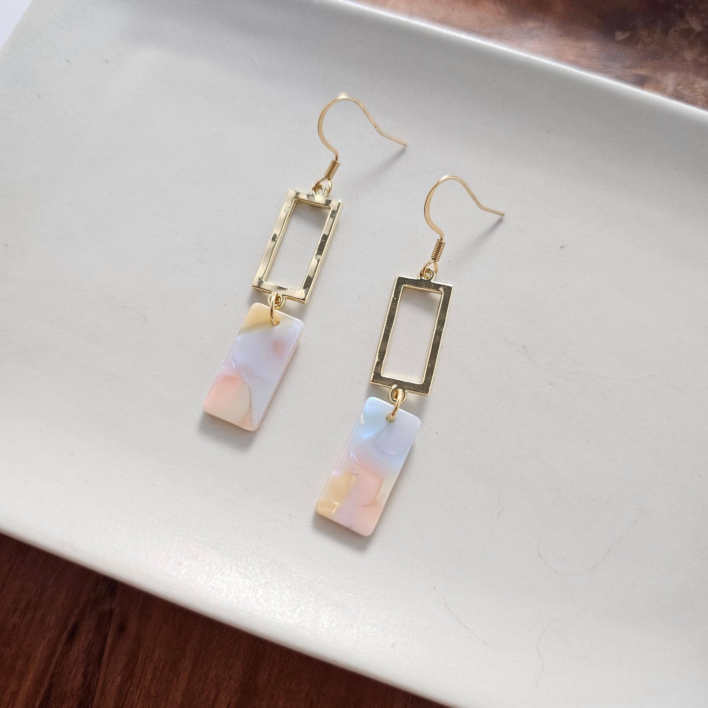 Raya Earrings - Pastel Rainbow