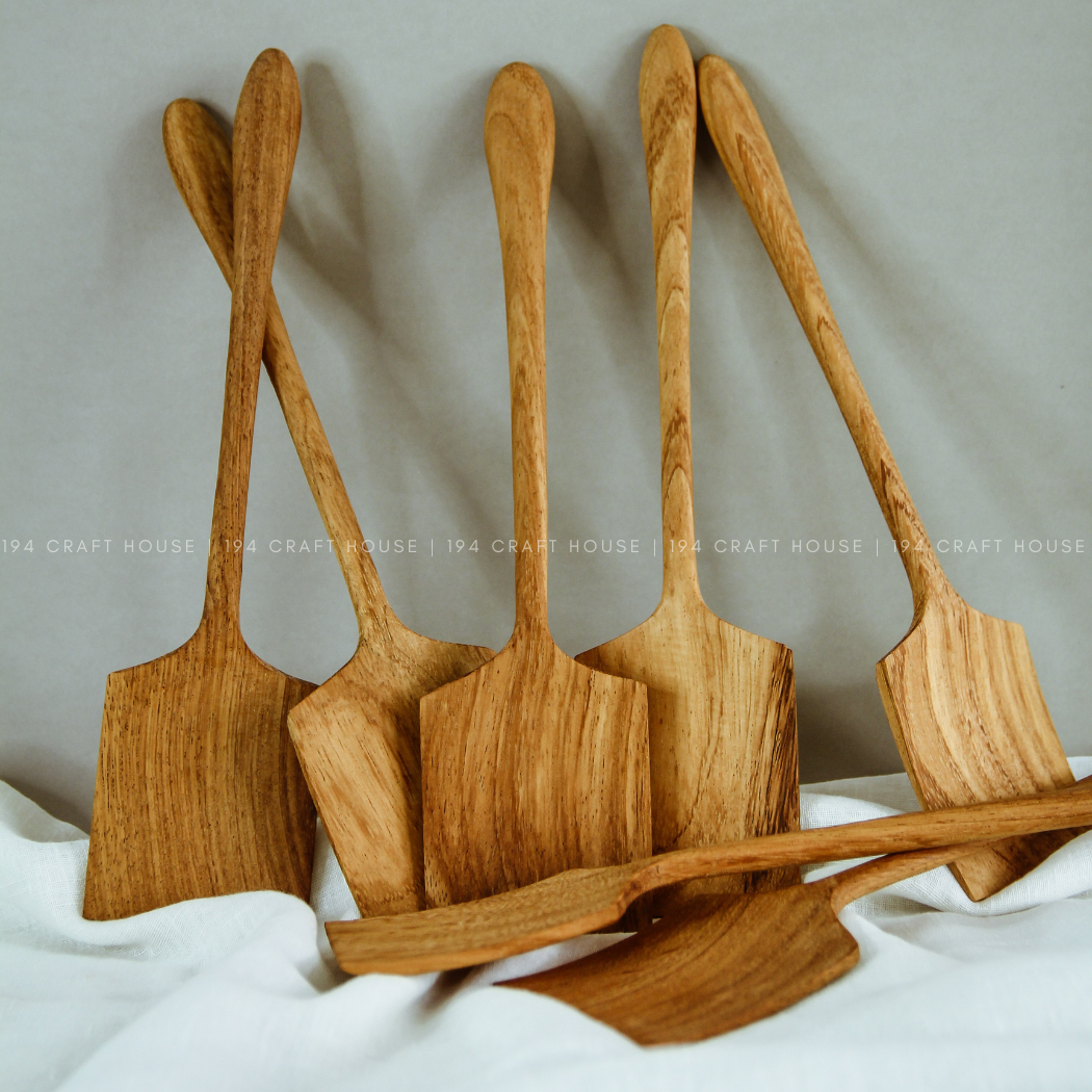 Wooden Curved Spatula