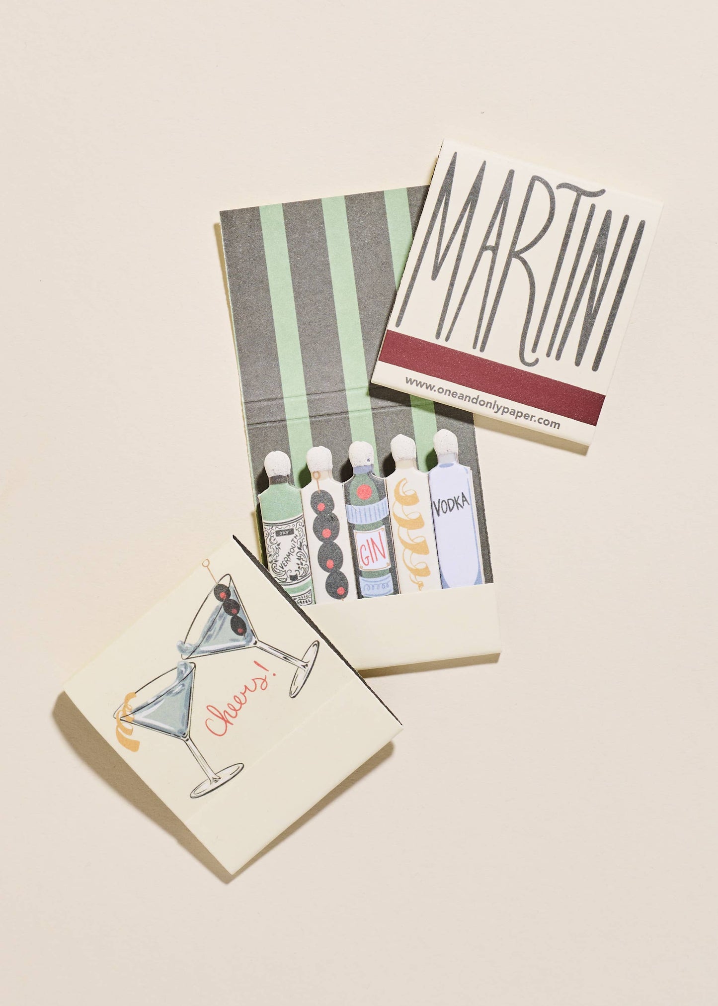 Cocktail Printed Matchbooks