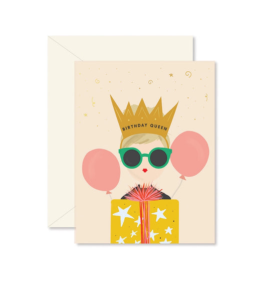 Birthday Queen (Blonde) Card