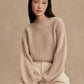 Martina High Neck Rib Knit