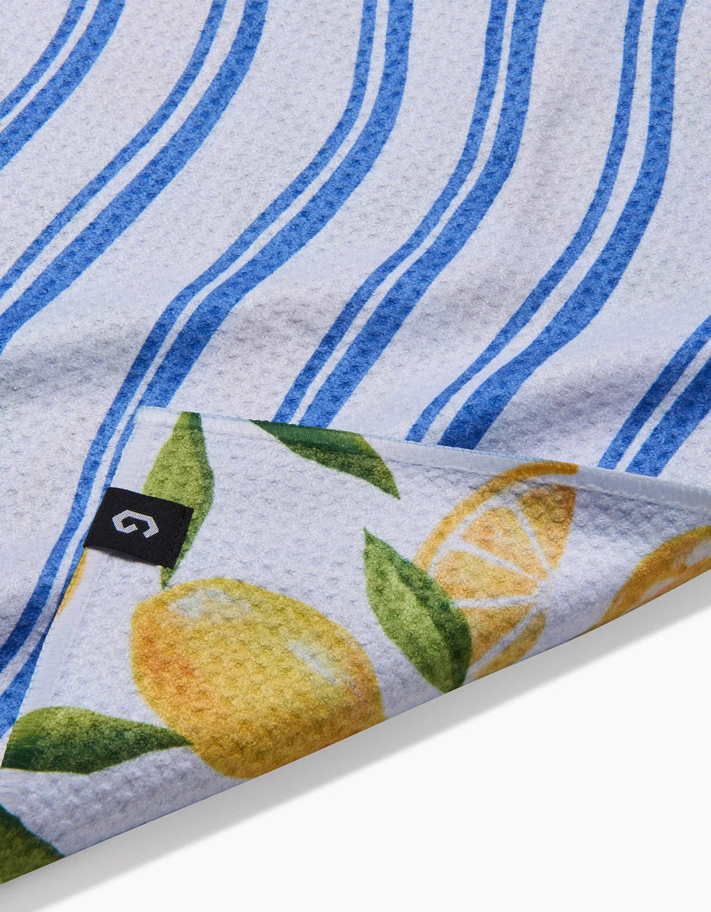 Geometry Lemon Bliss Double Sided Tea Towel