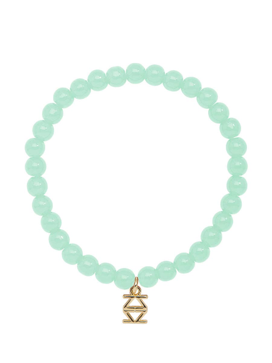 Small Glass Bead Stretch Bracelet