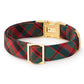 The Foggy Dog Highland Plaid Dog Collar