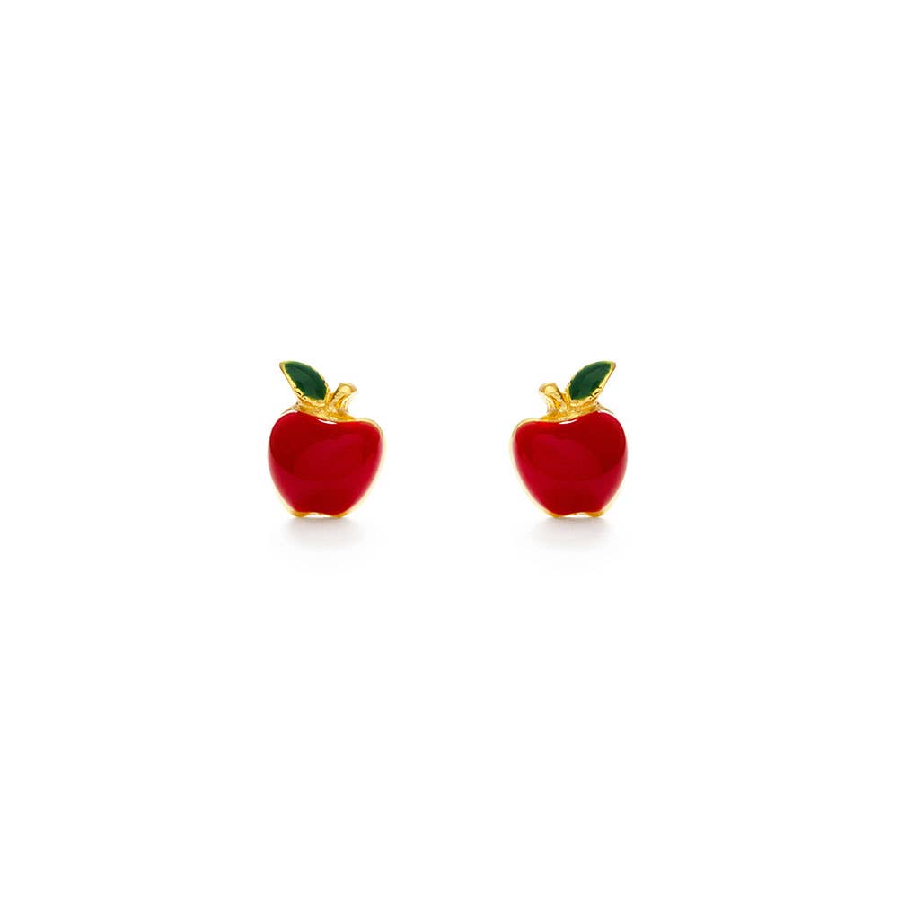Red Apple Studs