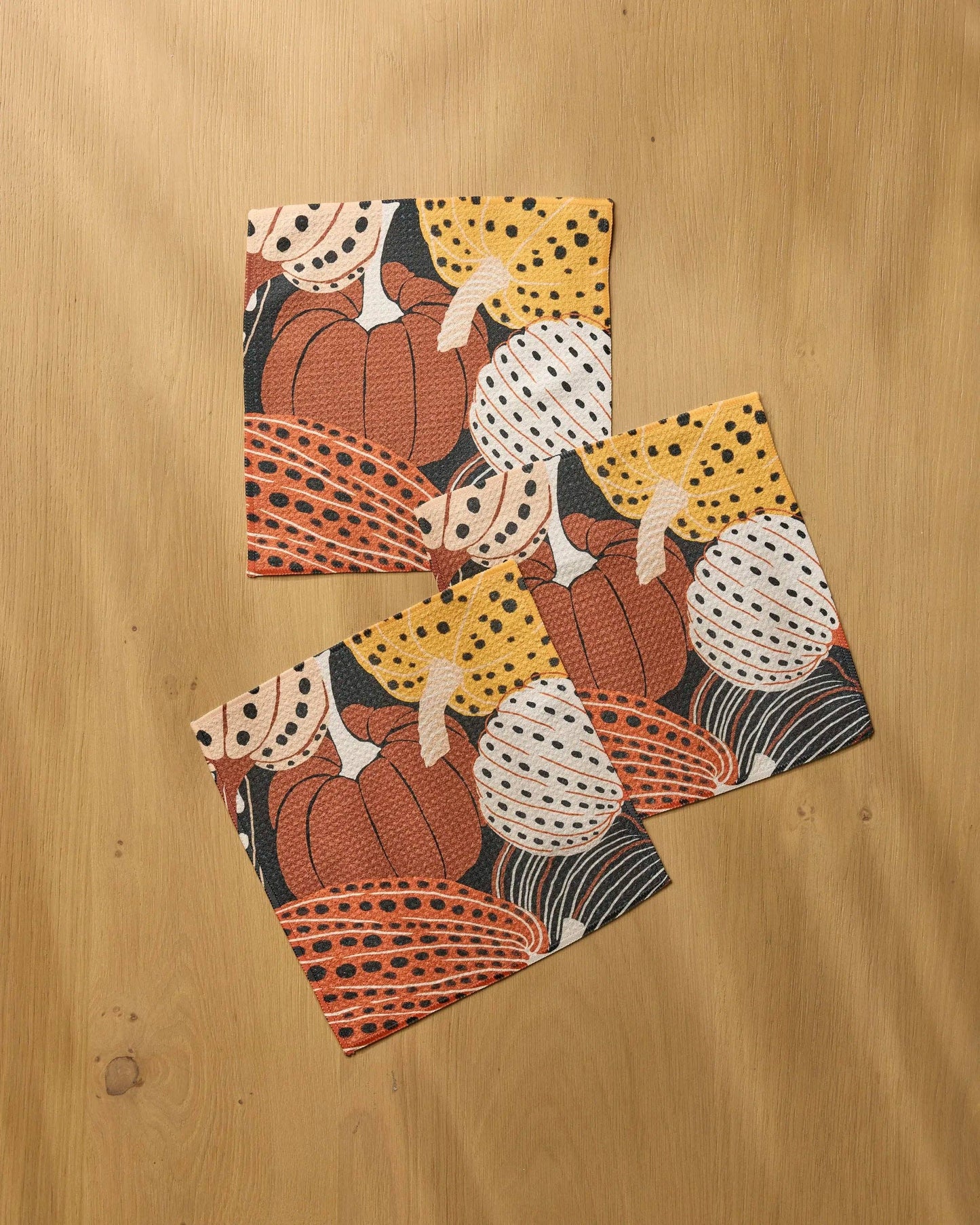 Geometry Painted Patch Dishcloth Set