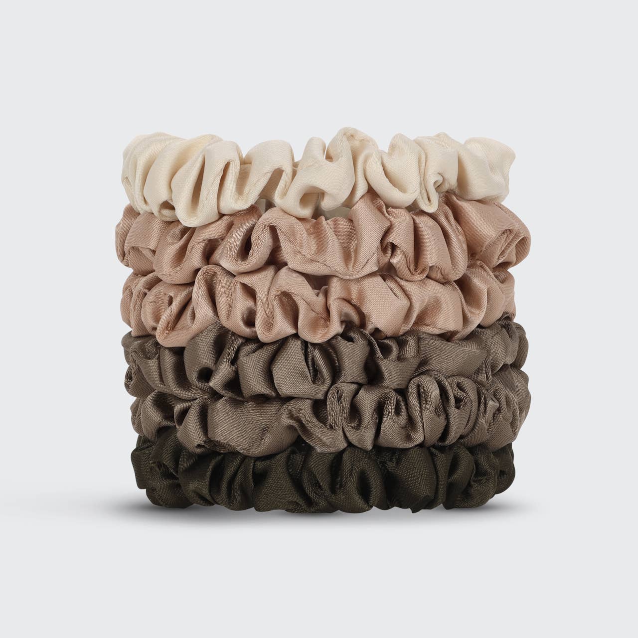 Kitsch Eucalyptus Ultra Petite Satin Scrunchies