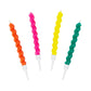 Talking Tables USA - Home, Birthday, Games & Seasonal Decor - Twirl Birthday Candles - 8 Pack | Cake Candles |