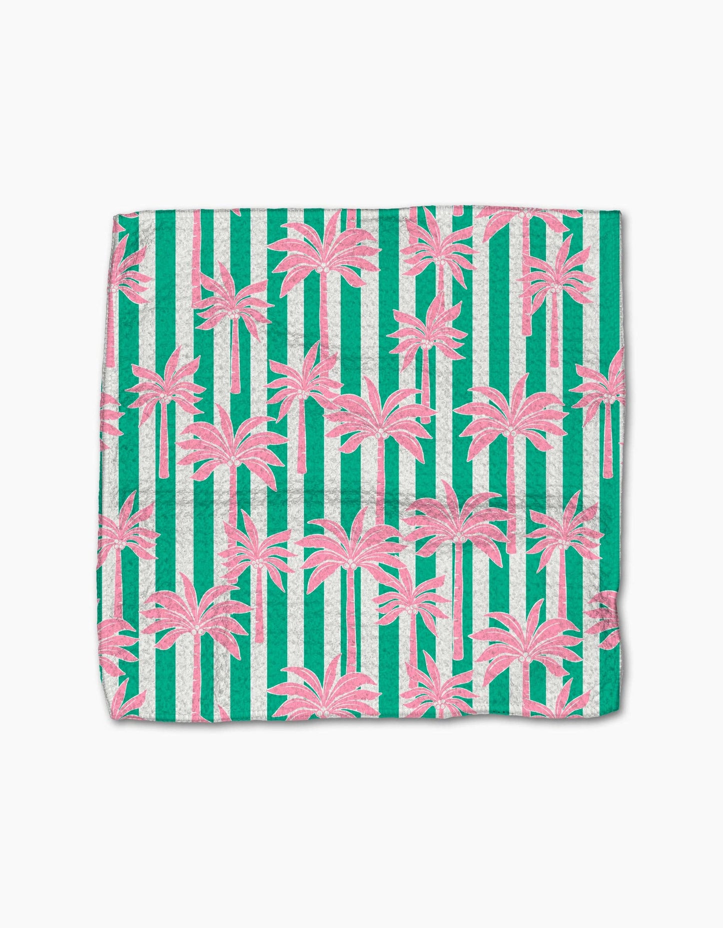 Geometry Palm Tree Stripe Dishcloth Set