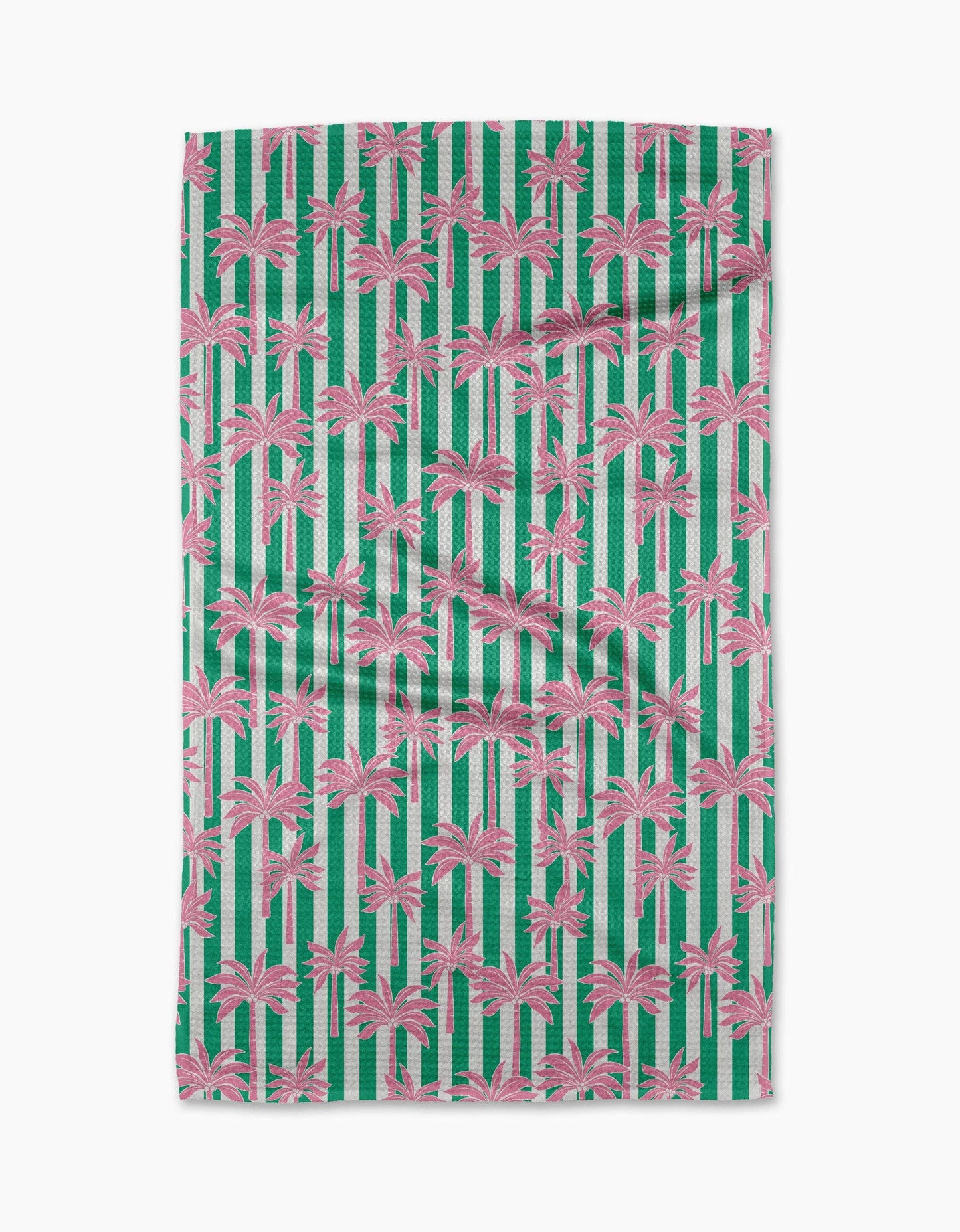 Geometry Palm Tree Stripe Tea Towel