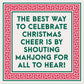 Mahjong Holiday Cocktail Napkins