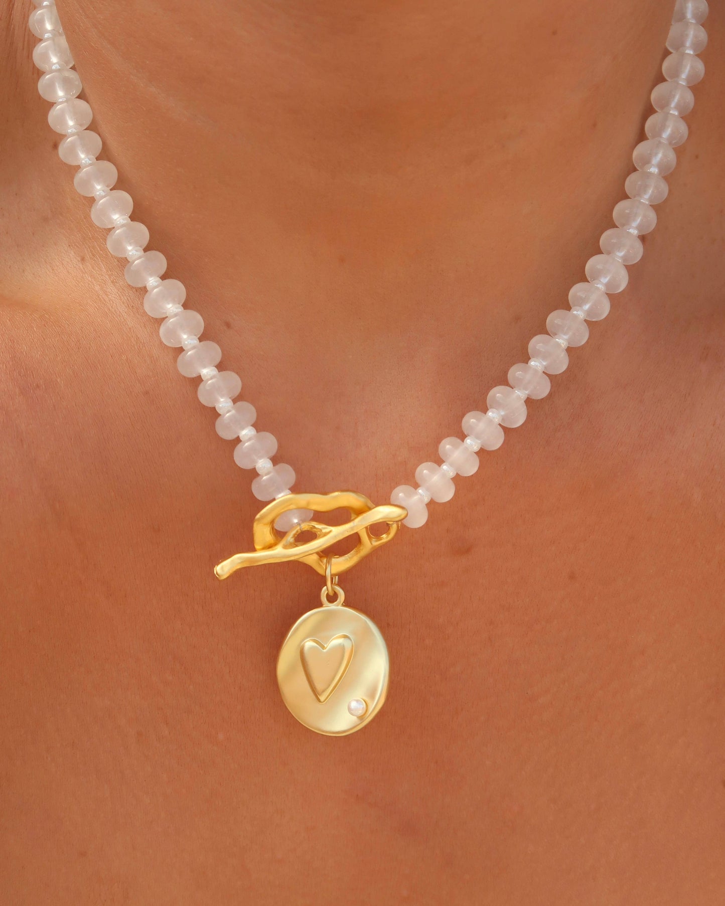 Moonlit Heart Necklace