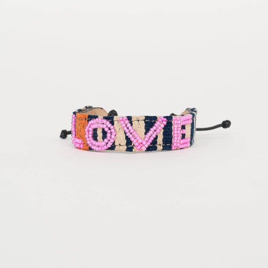Ubuntu Life Light Pink Love Bracelet